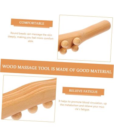Clispeed 5-Stick Roll Rod with 20 Balls - Wooden Trigger-Point & Lymph Massage Device for Body Fitness | Multi-Tool Massage Roller - Buy Online on GoSupps.com