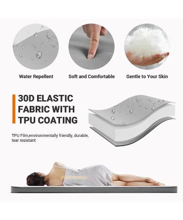 KingCamp Double Self Inflating Sleeping Pad | R Value 9.5 Camping Foam Air Mattress | Portable 3 Inch Thick for 2 Person | Grey 79.1''x50.3''x3 - Buy Online on GoSupps.com