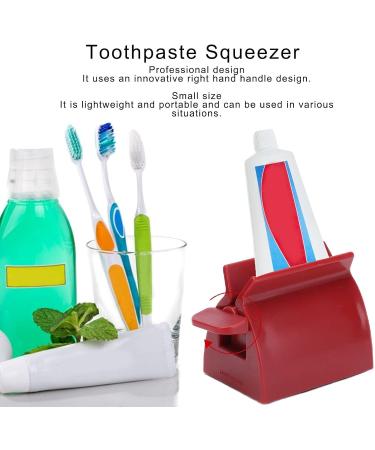 Toothpaste Squeezer Compact Multifunctional Professional Toothpaste Squeezer for Home Bathroom (Red) - Buy Online on GoSupps.com