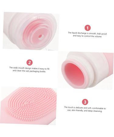 DOITOOL travel toiletries containers travel accessories conditioner travel size Travel Containers Silicone + plastic body wash shampoo set shampoo bottle Soap empty bottle - Buy Online on GoSupps.com