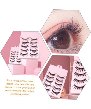 minkissy 30 Pairs Fake Eyelashes False Eyelashes Fake Lashes Individual False Lashes Soft Light Natural False Lashes for Women Eye Lashes False Lashes Wispy Women Eyelashes Fiber Prom Set - Buy Online on GoSupps.com