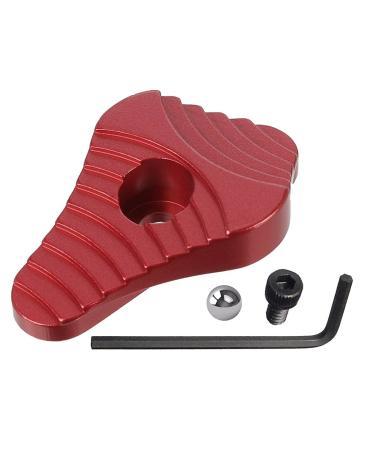 NDZ Performance Enhanced Tactical Slide Safety V2 with Detent Ball for Mossberg 500 590 835 930 Shockwave 12 Gauge 20 Gauge Aluminum - Choose Color Red