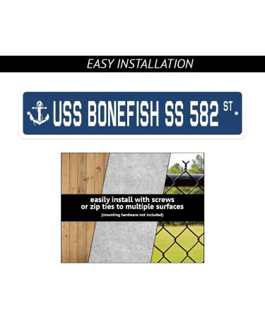 Buy Uss Theodore Roosevelt Cvn 71 Street Sign | Perfect US Navy Ship Veteran Sailor Gift - 4" x 18 - Buy Online on GoSupps.com