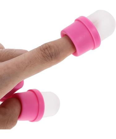 Beaupretty 20 Pi ces D outil pour Dissolvant de Vernis Gel en Silicone Souple Capuchons de Trempage Universels pour Manucure Dissolvant Vernis Ongles Semi-permanent Usage Professionnel - Buy Online on GoSupps.com