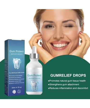 Gouttes de R paration de Gencives Gel R g n rant Gencives Gouttes de Soulagement des Gencives Gouttes pour Traitement Gencives Gouttes de Repousse des Gencives 1 ml (Lot de 30) - Buy Online on GoSupps.com