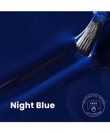 MAYCHAO 15ML Gel Nail Polish 1Pc Night Blue Gel Polish Soak Off UV LED Fall Nail Polish Nail Art Starter Manicure Salon DIY at Home 0.5 OZ - Buy Online on GoSupps.com