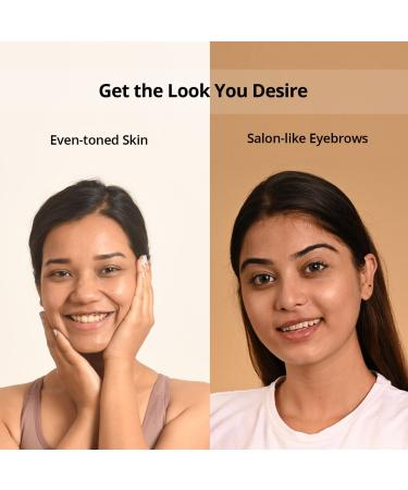 Facial Hair Removal Combo | Painless Face Razor & Eyebrow Razor for Precision Hair Removal | Ideal for Eyebrows Upper Lip & Peach Fuzz - Buy Online on GoSupps.com