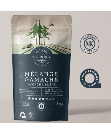 Virgin Hill Coffee - Gamache Blend - Smooth Intensity & Medium Roast - Half Pound of High-Grade Coffee Beans - 8oz / 227 grams (8 oz. / 227 grams Whole Beans) Whole Beans 8 oz. / 227 grams - Buy Online on GoSupps.com