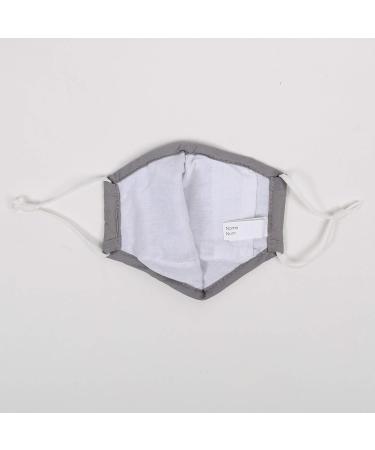 Bodico Washable Cotton Kids Face Mask with Adjustable Ear Loops Grey 1 count 1 count Grey 1 count (Pack of 1) - Buy Online on GoSupps.com