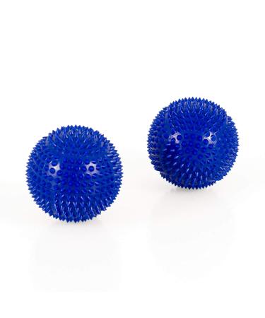 Magnet acupuncture acupressure massage balls | set of 2 | approx. 55mm | blue