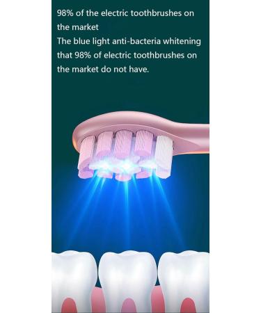 Ultra Whitening Electric Toothbrush - 40 000 RPM with 4 Brush Heads & Modes | Sonicare Style - Black - Buy Online on GoSupps.com