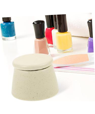Ipetboom Japanese Manicure Brush Cup Nail Brush Dappen Cup Nail Dish Cups Acrylic Nail Dappen Dish with Lid Manicure Nail Dish Cup Nail Cup Ceramics Nail Supplies With Cover - Buy Online on GoSupps.com