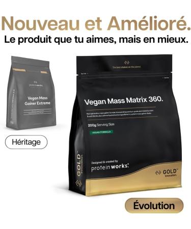 Vegan Extreme Gainer | Vanilla Cream | Hypercalorie Protein Powder | Weight Gain | Vitamins & Minerals | ProteinWorks | 2kg - Buy Online on GoSupps.com