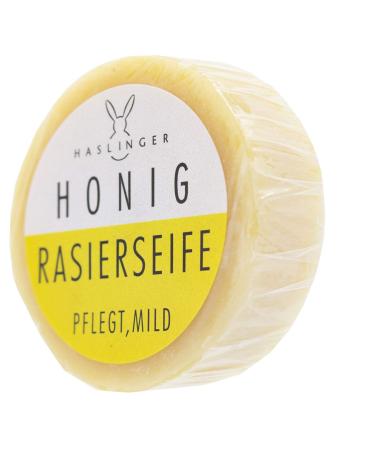 Haslinger Honey Shaving Soap 60gr - Luxurious Natural Shaving Product | International Shipping Available - Buy Online on GoSupps.com