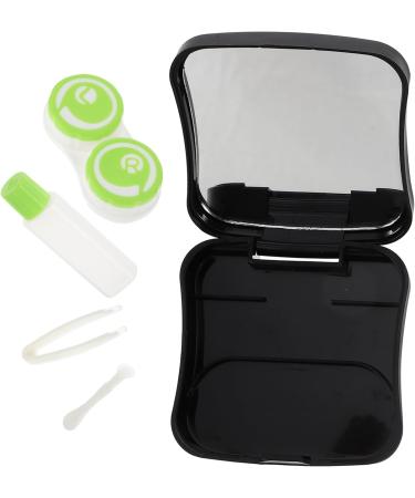 Gatuida Clear Container Case for Eye Care Set - Stylish Suitcase Holder & Lens Stand for Glasses Cute & Functional Design - Buy Online on GoSupps.com
