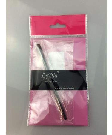 LyDia UK STOCK Professional Black Flat Angled Eye Brow/Eyeliner/Eyeshadow Makeup Brush - Buy Online on GoSupps.com