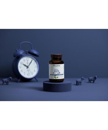 Himalaya Hello ZZZs 60 Day Supply - Herbal Sleep Supplement with Melatonin GABA L-Theanine Lavender Chamomile and Lemon Balm - Vegan Non-GMO Gluten Free 60 Capsules - Buy Online on GoSupps.com