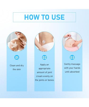 Magnesium Cream for Sleep Magnesium-Relief Bone Healing Cream Soothing Magnesium Lotion Natural Joint Relief Gel for Neck Waist Back Hand Feet and Leg for All Skin Types 4oz/113g(2pcs) - Buy Online on GoSupps.com