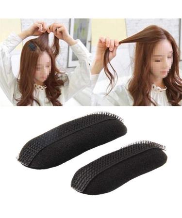4pcs Princess Hair Tool Set - Volume Base Inserts & Invisible Pins in Black & Coffee - Buy Online on GoSupps.com