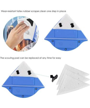 Double-sided Magnetic Window Glass Brush Flexible Magnet Cleaner Wiper - Buy Online on GoSupps.com