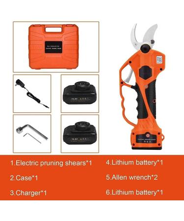 Electric Pruning Shears Rechargeable 2Ah Battery 16.8V 30Mm 1.2 Inch Diameter Professional Cordless Tree Branch Cutter Scissors Small Gift - Buy Online on GoSupps.com