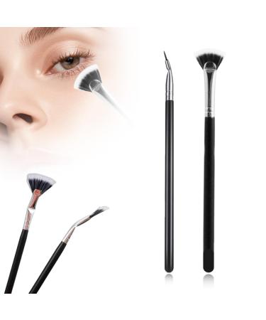 Mascara Brushes for Lashes Eyelash Eyebrow Brush Makeup Eye Tools Shadow mascara fan brush eyelash separation tool Multifunctional Angled Fan Shaped