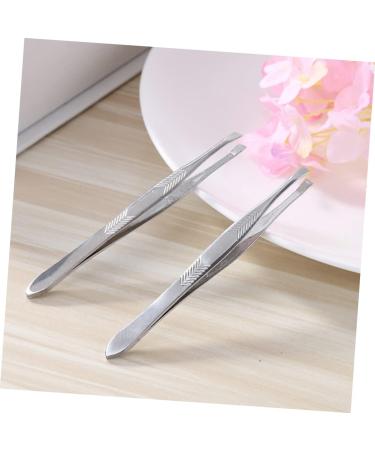 FRCOLOR Eyebrow Eyebrow Removal Stainless Steel Eyebrow Clip Eyebrow Tool Slant Tip Eyebrow Tweezer A011 Eyebrow Pliers Flat - Buy Online on GoSupps.com