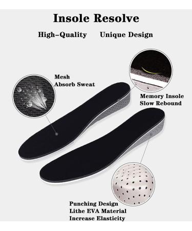 Cherish 3 Pairs Insoles for Women & Men Orthopedic Shoe Inserts for Plantar Fasciitis Support (2 cm) - Buy Online on GoSupps.com