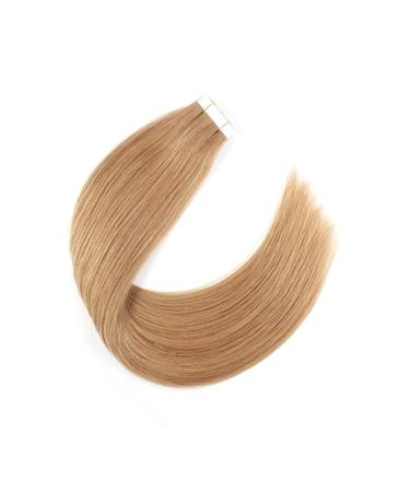 Sixstar Hair Tape-In Extensions | 20 Pieces 50g 16 Inch #27 Honey Blond Remy Hair | Premium Quality 40 cm Tape-On Extensions - Buy Online on GoSupps.com