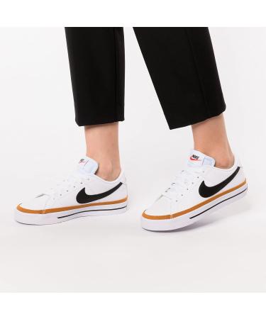 NIKE Women's Court Legacy Next Nature Sneakers - 40 EU - White Black Desert Ochre Team Orange - International Shipping Available - Buy Online on GoSupps.com