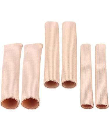 SHERCHPRY 18pcs Soft Toe Guards & Tube Protectors Set - Corn Cushions Caps for Calluses & Corns - Breathable Gel Pads for Nylon Fingers - Cuttable & Skin Color - 15X2.5CM - Buy Online on GoSupps.com