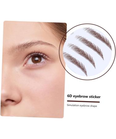 FOMIYES 12 Pcs Eyebrow Stickers Decal Stickers False Eyebrows Cosmetics 6d Hair-like Eyebrows Stickers Tool - Buy Online on GoSupps.com