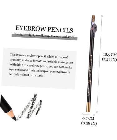 Didiseaon 16 Pcs Pencil Sharpener Eyebrow Pencil Makeup Accessories Eyebrow Makeup Tool Makeup Pencil 1 count (Pack of 1) Blackx2pcs - Buy Online on GoSupps.com