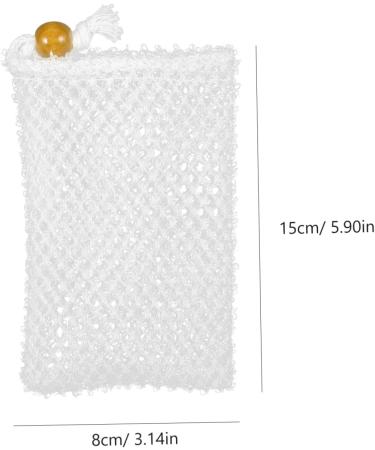 Mikinona 2 Pcs Soap Bag Exfoliating Soap Pouch Bathing Soap Travel Organizer Bags Body Sponges Soapdish Nylon - Buy Online on GoSupps.com