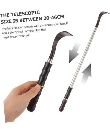 Beaupretty Telescopic Back Scratch & Baby Bottle Brush Wooden Handle Relief Massage Device for Home & Outdoor Use - Buy Online on GoSupps.com