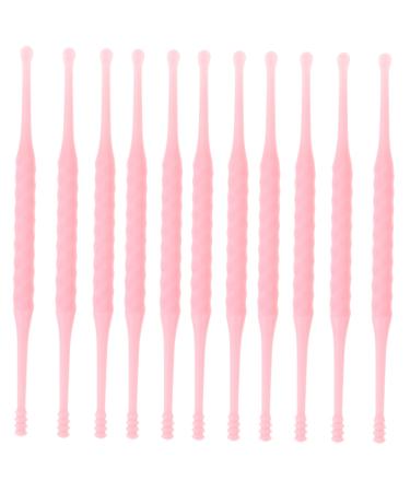 LRXIYODE 12Pcs Wax Smooth Plastic Cleaners for Safe Cleaning Easy to Carry Wax Picks Random Colors for Home Use