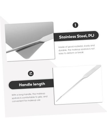 FRCOLOR 3 Sets Liquid Foundation Palette - Stainless Steel Makeup Spatula Tools for Mixing & Application | Korean Beauty - Buy Online on GoSupps.com