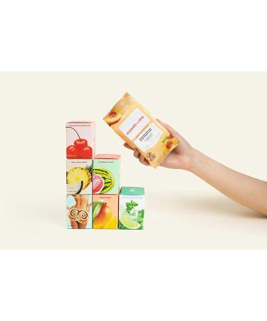 Sweetums Peach Scented Feminine Wipes - pH Balanced, Biodegradable - 30 Pack - Buy Online on GoSupps.com