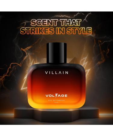 Bloom Beauty Villain Voltage Eau de Parfum for Men | Spicy Fougere Long Lasting Fragrance - 100ml Liquid - Buy Online on GoSupps.com