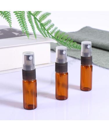 Beaupretty 10pcs 5ml Empty Brown Glass Spray Bottles with Atomizer - Perfect for Essential Oils Perfume & Cosmetics | International Shipping - Buy Online on GoSupps.com