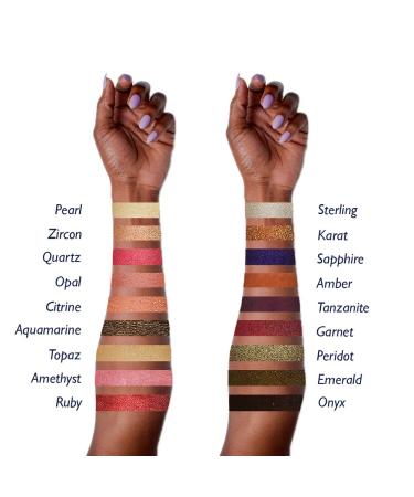 Hidden Gems Eyeshadow Palette - 18 Super Pigmented Shades in Matte, Shimmer, and Duochrome Finishes - Professional Quality, Buttery Soft, Long Lasting - Buy Online on GoSupps.com