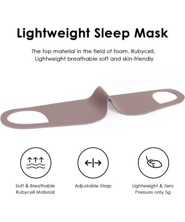 FRESHME Side Sleeper Sleep Mask - Adjustable Blockout Eye Shade for Sleeping - Lightweight Blindfold for Nap, Travel, Yoga - Men and Women - Buy Online on GoSupps.com