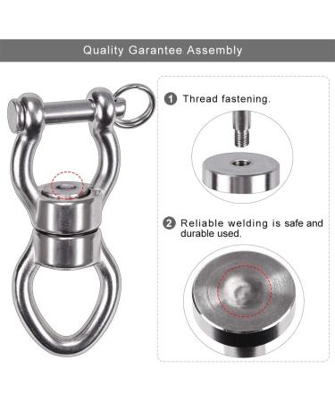 SELEWARE Silent Bearing Swing Swivel  360 Rotational Device Hanging Accessory with Removeable Buckle for Tree Swing  Hammock Chair  Climbing Rope  Yoga  Kids Swing Swivel 1200LB Capacity Swivel - Style A - Buy Online on GoSupps.com