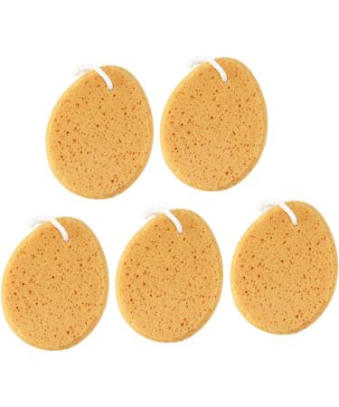 Shop Housoutil 5pcs Soft Bath Sponges - Ideal for Sensitive Skin & Baby Bathing | Foam Bubble Maker & Loofah Dish Sponge - Buy Online on GoSupps.com