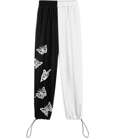 Shop Y2K Parachute Pants for Women | Vintage Cargo Pants & Baggy Streetwear 90s E-Girl Style | Lang Lock 01 Schwarz L - Buy Online on GoSupps.com