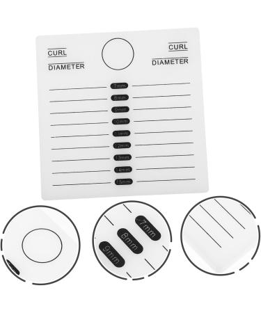 Beaupretty 1pc Eyelash Spacer Lash Extension Tools Ousehold Eyelash Grafting Plate for Salon Crystal Holder Grafting Pad Washers Eyelash Plate Accessories White Cosmetic Acrylic - Buy Online on GoSupps.com