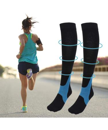Keenso Compression Stockings for Men - 20-30 mmHg Knee-High Support for High Calves - Dark Green - Buy Online on GoSupps.com