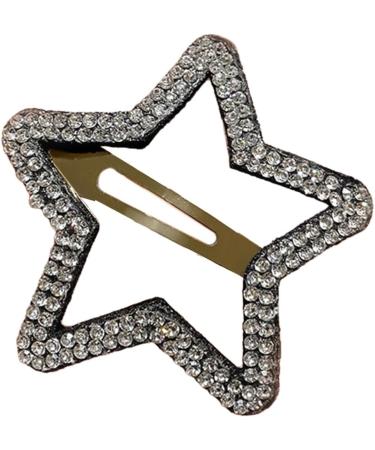 xbiez Rhinestone Star/Cloud Shape Snap Hair Clip Spring Summer Headwear for Woman Girls Taking Photo Shopping Travel Anti-slip 4 - Buy Online on GoSupps.com