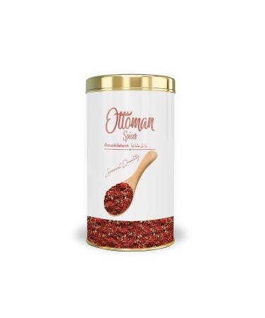 Ottoman Herb Mix | 7.05oz - 200g | Seasoning Spices Blend (Resealable) With No Preservatives (Sweet Pepper Powder, Oregano, Chili Pepper, Mint, Cumin, Garlic Granule, and Onion Granulate Salt)