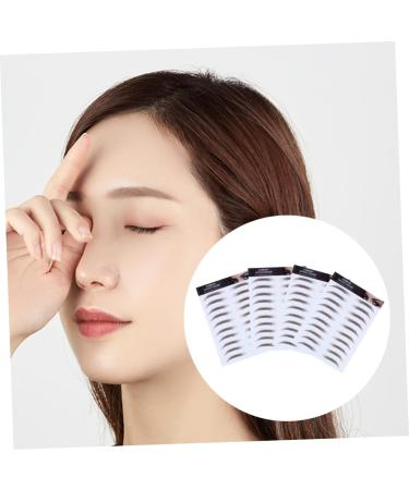 Hemoton 4pcs Eyebrow Stickers Brow Stickers Eyes Transfer Stickers Water Transfer Paper with Soy Ink Modify - Buy Online on GoSupps.com